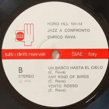 ENRICO RAVA - Jazz a Confronto (HORO HLL101-14)