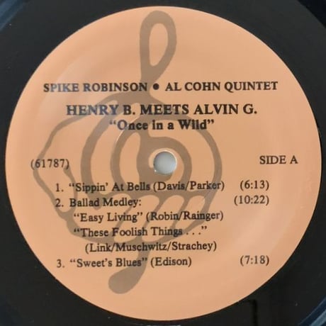 SPIKE ROBINSON & AL COHN - Once in a Wild (CAPRI RECORDS 61787)