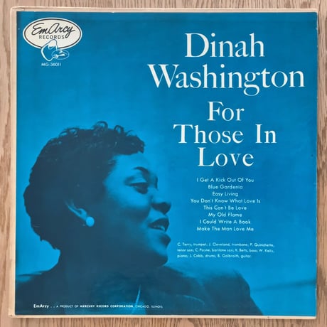 DINAH WASHINGTON - For Those in Love (EMARCY MG36011)
