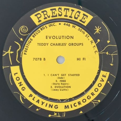 TEDDY CHARLES - Evolution (PRESTIGE PRLP7078)