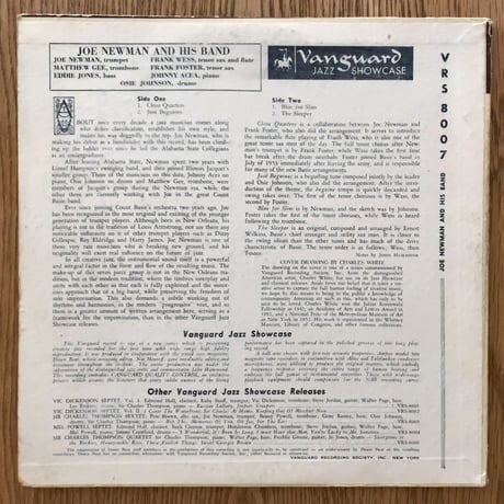 JOE NEWMAN - and His Band (VANGUARD VRS8007)
