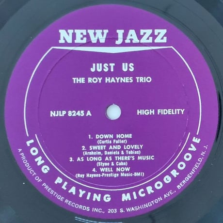 ROY HAYNES - Just Us (NEW JAZZ NJLP8245)