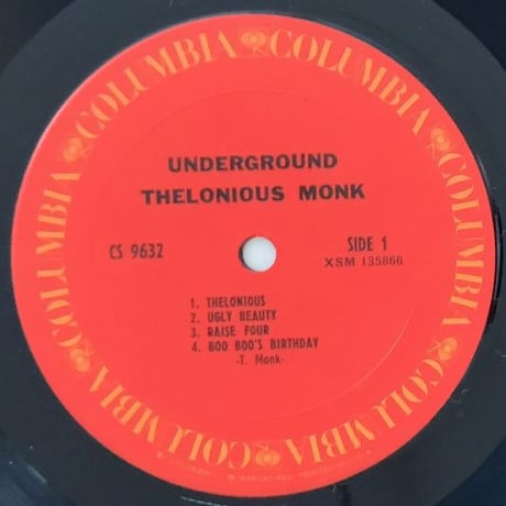THELONIOUS MONK - Underground (COLUMBIA CS9632)