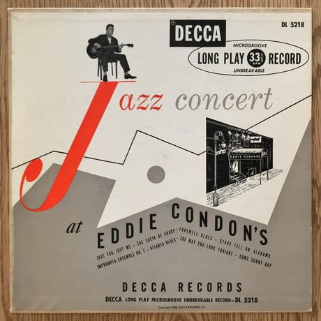EDDIE CONDON - Jazz Concert (DECCA DL5218)