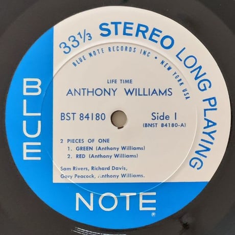 ANTHONY WILLIAMS - Life Time (BLUE NOTE BST84180)