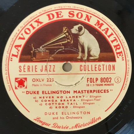 DUKE ELLINGTON - Masterpiece (LA VOIX DE SON MAITRE FOLP8002)
