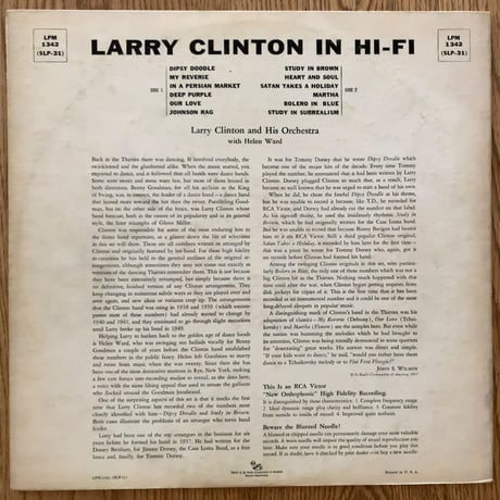 LARRY CLINTON - in Hi Fi (RCA VICTOR LPM1342)