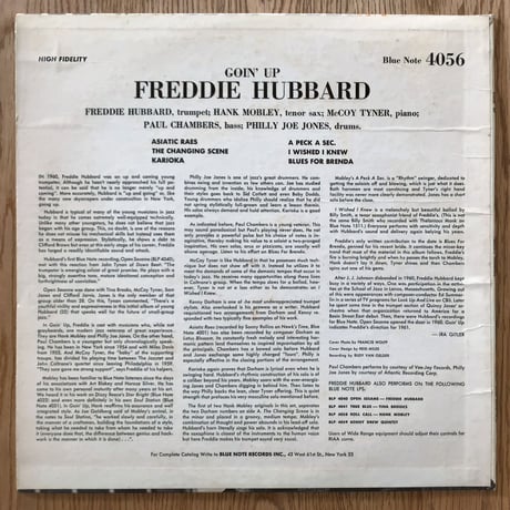 FRIDDE HUBBARD - Goin' Up (BLUE NOTE BLP4056)