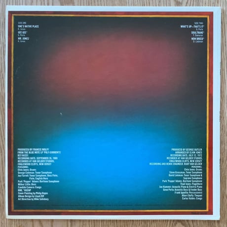 ELVIN JONES - Mr. Jones (BLUE NOTE BN-LA110-F)