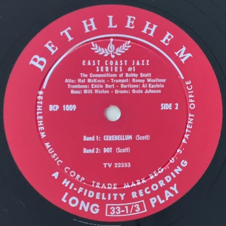 HAL McKUSICK, EDDIE BERT - The Compositions of Bobby Scott (BETHLEHEM BCP1009)