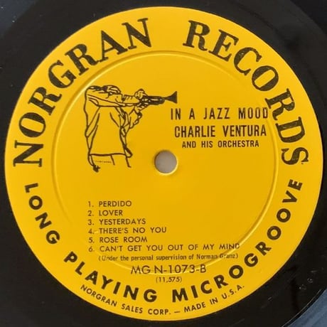 CHARLIE VENTURA - in a Jazz Mood (NORGRAN MGN-1073)