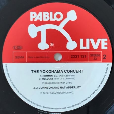 J.J. JOHNSON & NAT ADDERLEY - The Yokohama Concert (PABLO 2620 109)