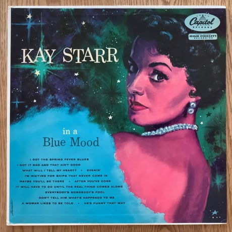 KAY STARR - in a Blue Mood (CAPITOL T580)