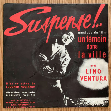 BARNEY WILEN - Un Temoin Dans La Ville (CINEMONDE AA261.119 1F) 7inch EP