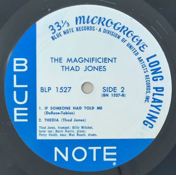THAD JONES - The Magnificent (BLUE NOTE BLP1527