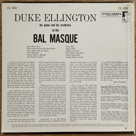 DUKE ELLINGTON - Bal Masque (COLUMBIA CL1282)
