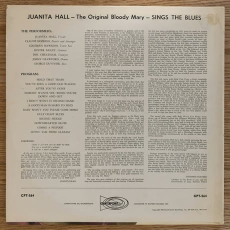JUANITA HALL - Sings The Blues (COUNTERPOINT CPT564)