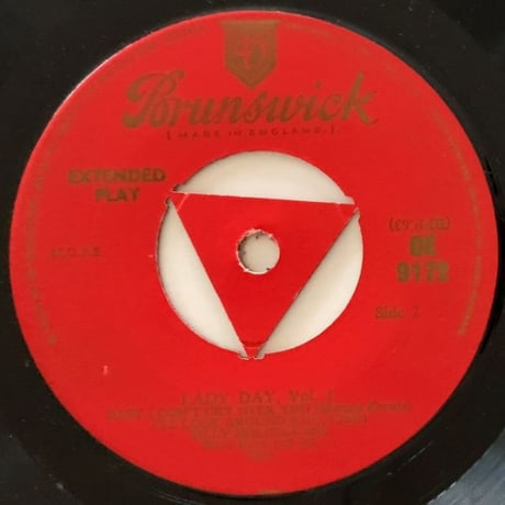 BILLIE HOLIDAY - Lady Day Volume 1 (BRUNSWICK OE9172) 7inch