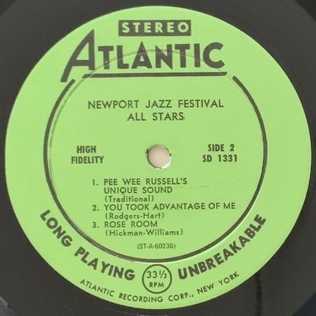 BUCK CLAYTON, VIC DICKENSON - Newport Jazz Festival All Stars (ATLANTIC SD1331)
