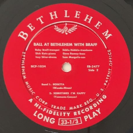 RUBY BRAFF - Ball at Bethlehem (BETHLEHEM BCP1034)