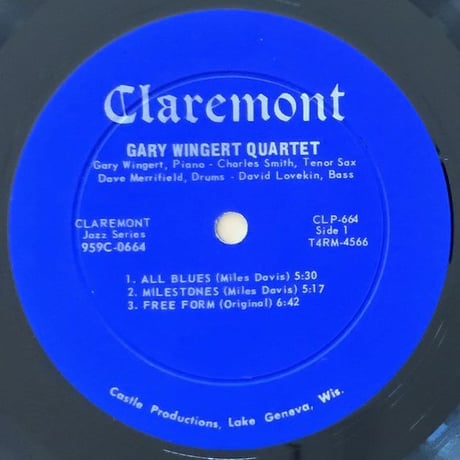 GARY WINGERT - Dialectic (CLAREMONT CLP-664)