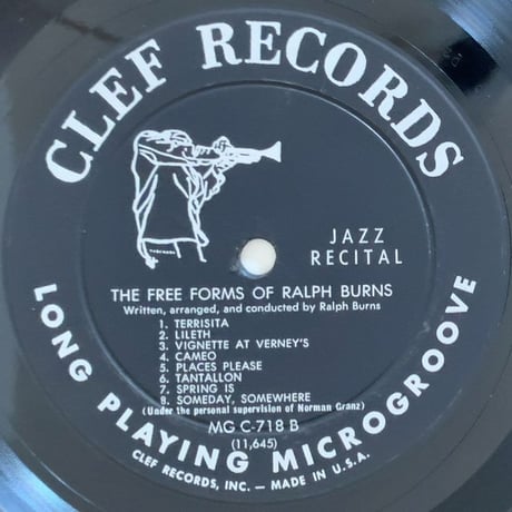 BILLIE HOLIDAY / RALPH BURNS - Jazz Recital (CLEF MGC-718)