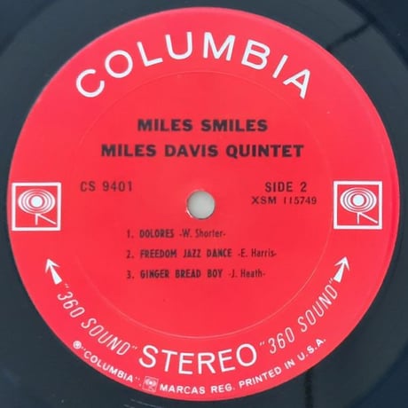 MILES DAVIS - Miles Smiles (COLUMBIA CS9401)