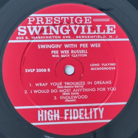 PEE WEE RUSSELL - Swingin' with Pee Wee (SWINGVILLE SVLP2008)