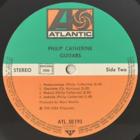 PHILIP CATHERINE - Guitars (ATLANTIC ATL50193)