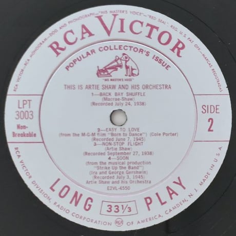 ARTIE SHAW - This is Artie Shaw (RCA VICTOR LPT3003)