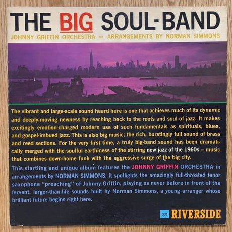 JOHNNY GRIFFIN - The Big Soul-Band (RIVERSIDE RLP331)