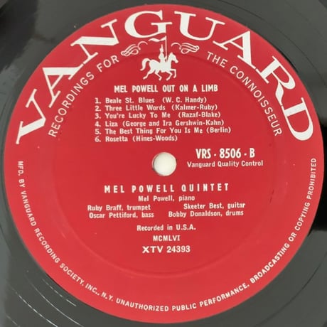 MEL POWELL - Out on a Limb (VANGUARD VRS8506)