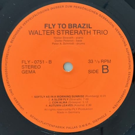 WALTER STRERATH - Fly to Brazil (FLY RECORD FLY-0751)
