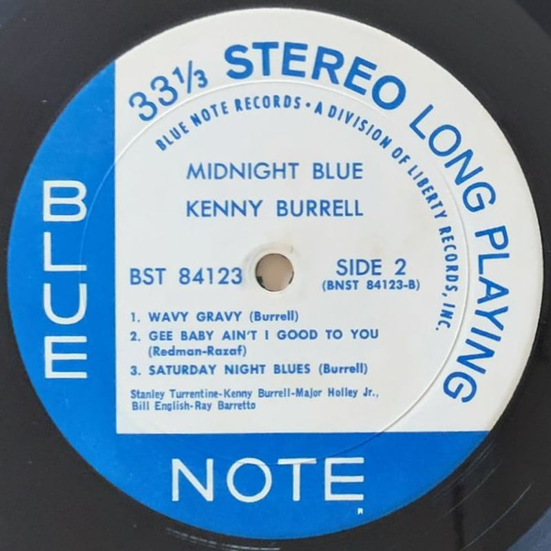 KENNY BURRELL - Midnight Blue (BLUE NOTE BST841