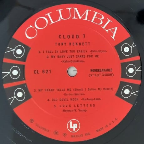 TONY BENNETT - Cloud 7 (COLUMBIA CL621)