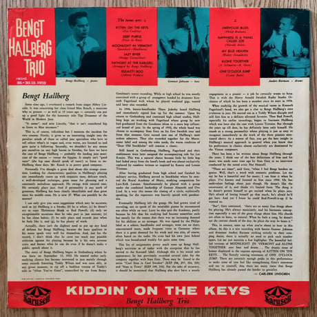 BENGT HALLBERG - Kiddin' on The Keys (KARUSELL KALP1006)