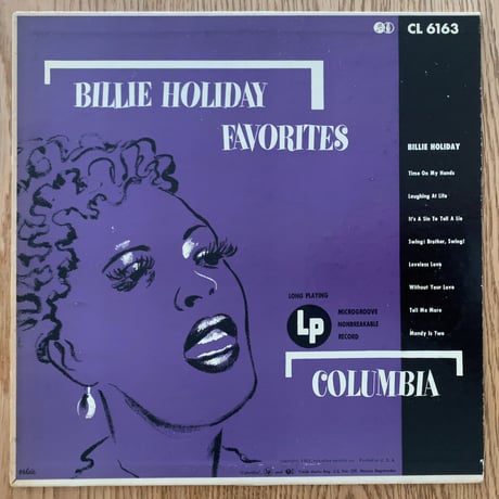 BILLIE HOLIDAY - Favorites (COLUMBIA CL6163)