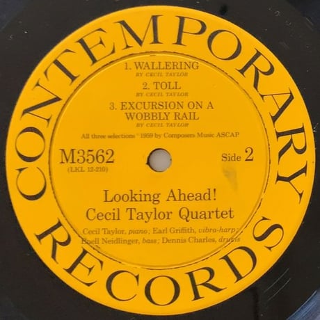CECIL TAYLOR - Looking Ahead! (CONTEMPORARY M3562)