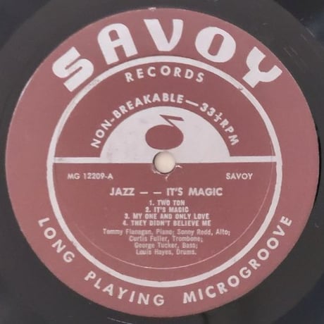 CURTIS FULLER - Jazz, It's Magic (SAVOY MG12209)