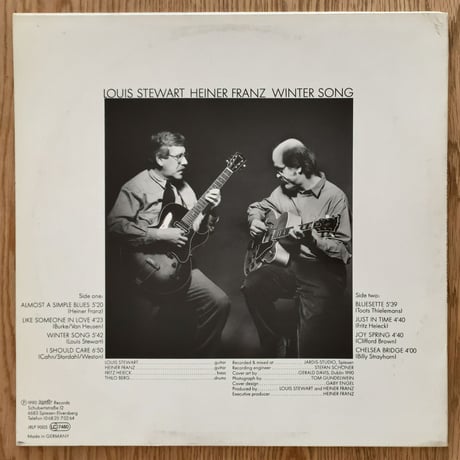 LOUIS STEWART & HEINER FRANZ - Winter Song (JARDIS JRLP9005)