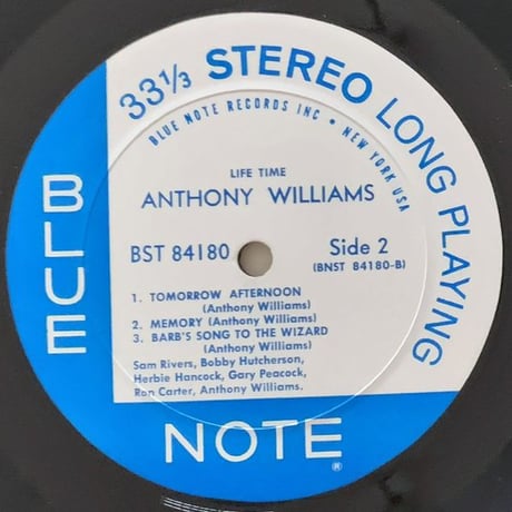 ANTHONY WILLIAMS - Life Time (BLUE NOTE BST84180)