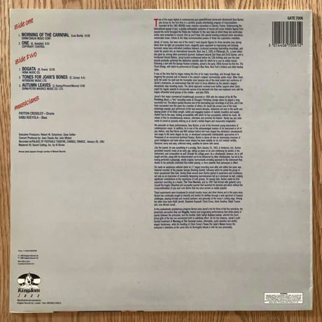 AHMAD JAMAL & GARY BURTON - in Concert (KINGDOM JAZZ GATE7006)