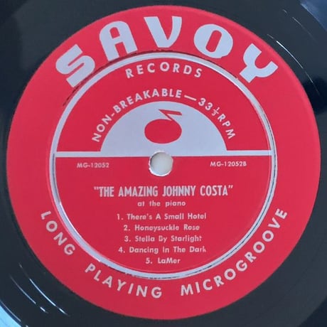 JOHNNY COSTA - The Amazing (SAVOY MG12052)