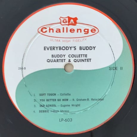 BUDDY COLLETTE - Everybody's Buddy (CHALENGE LP-603)