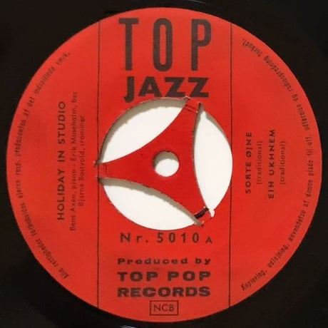 BENT AXEN - Holiday in Studio (TOP JAZZ Nr.5010) 7inch EP