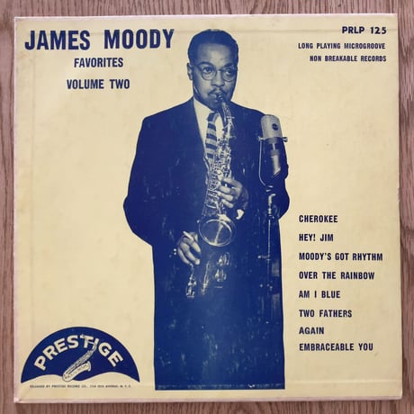 JAMES MOODY - Favorites Vol.2 (PRESTIGE PRLP125)