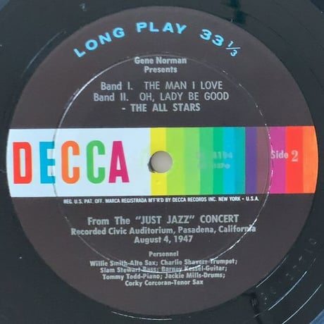 LIONEL HAMPTON - Star Dust (DECCA DL4194)