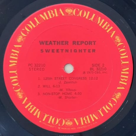 WEATHER REPORT - Sweetnighter (COLUMBIA PC32210)