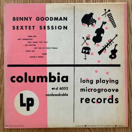 BENNY GOODMAN - Sextet Session (COLUMBIA CL6052)