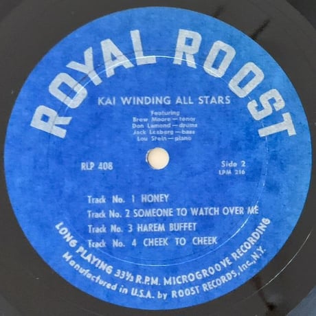 KAI WINDING - Kai Winding All Stars (ROOST RLP408)